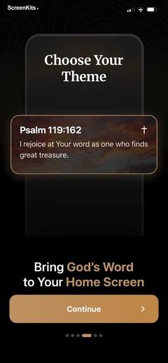 holy-bible-widget-daily-verse mobile app UI screen 12