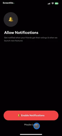 LooksMax AI permissions UI screen 12