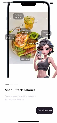 Calorie Tracker-CalorieMate mobile app UI screen 5