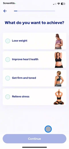 Omo- Healthy Weight Loss App mobile app UI screen 8