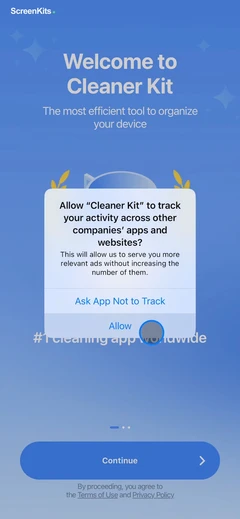 Cleaner Kit - Clean Up Storage permissions UI screen 4