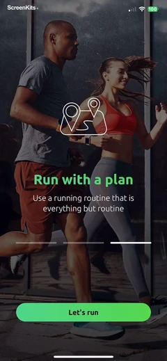 Running Trainer- Tracker&Coach mobile app UI screen 6
