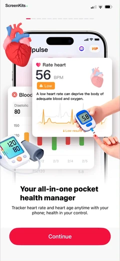 wellpulse-heart-health-tracker mobile app UI screen 8