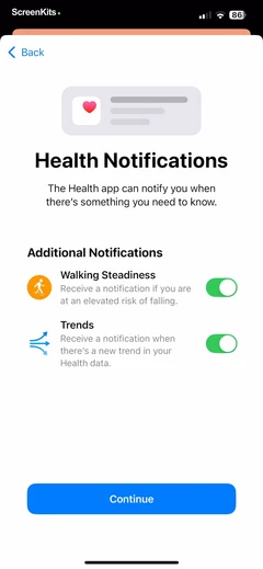 Apple Health mobile app UI screen 12