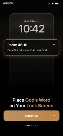 holy-bible-widget-daily-verse mobile app UI screen 4