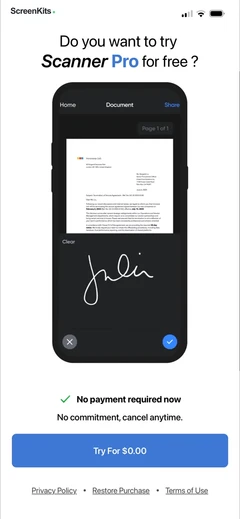Scanner – Scan PDF & Document mobile app UI screen 9