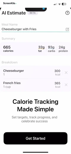 Diet & Food Tracker- EatWell mobile app UI screen 5