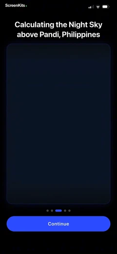 star-guide-night-sky-map mobile app UI screen 9