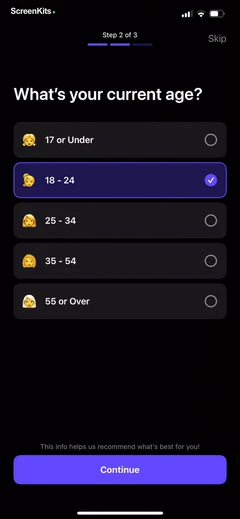 Cosplay- Future Baby Generator mobile app UI screen 11