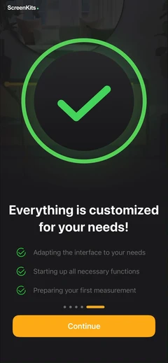 The Tape Measure & 3D Scanner mobile app UI screen 11