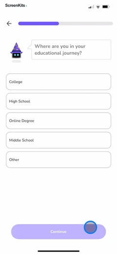 Quizard AI- Homework Helper mobile app UI screen 11