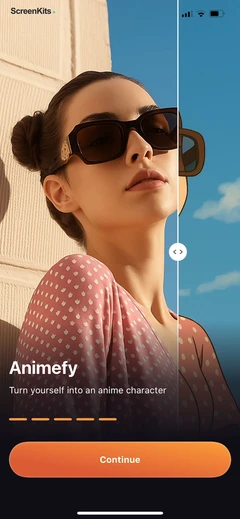 AI Photo Editor- Lynsify mobile app UI screen 12