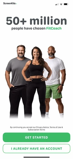 Home Fitness Coach- FitCoach mobile app UI screen 3