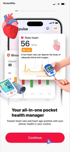 wellpulse-heart-health-tracker mobile app UI screen 9