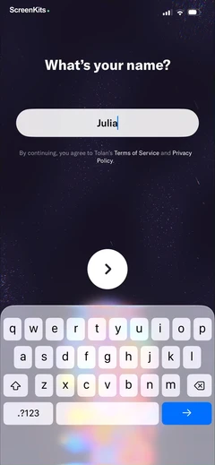 tolan-alien-best-friend mobile app UI screen 9