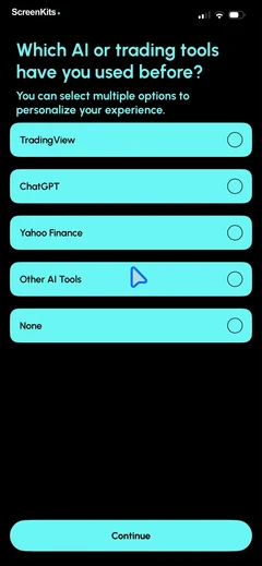 Chart AI Pro Trading Assistant mobile app UI screen 11