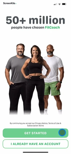 Home Fitness Coach- FitCoach mobile app UI screen 4