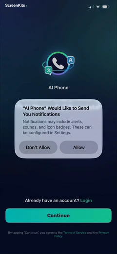 AI Phone-Call&Voice Translator permissions UI screen 7