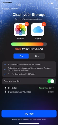 ProClean- Phone Cleaner paywalls UI screen 9