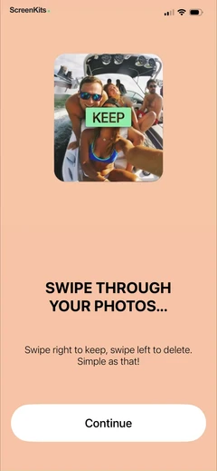 Swipewipe- Photo Cleaner mobile app UI screen 10