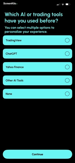 Chart AI Pro Trading Assistant mobile app UI screen 10