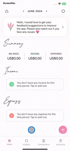 Fleur - Budget Planner App mobile app UI screen 11