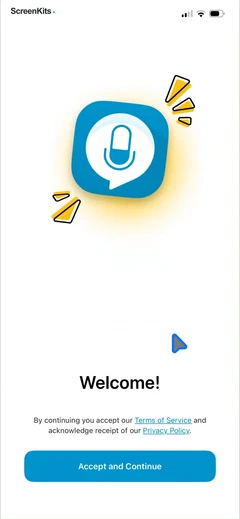 Speak & Translate - Translator onboarding UI screen 3