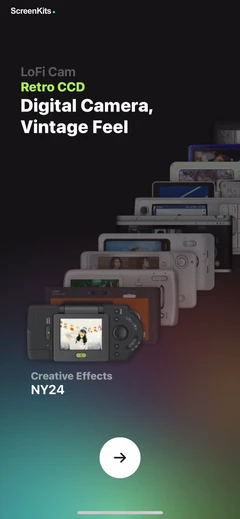 LoFi Cam: Film Digital Camera mobile app UI screen 9