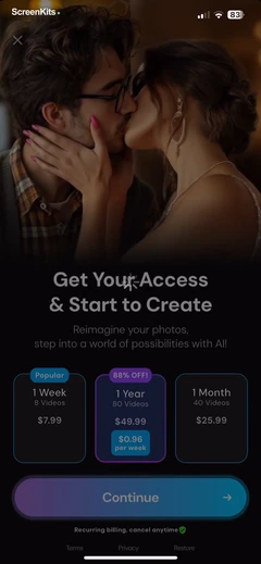 Boom AI mobile app UI screen 12