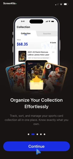 sports-card-scanner-spoly mobile app UI screen 7