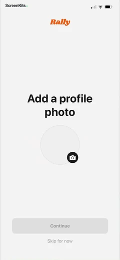 rally-voice-notes-on-race-day mobile app UI screen 11