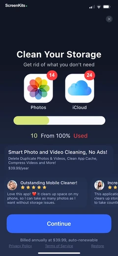 Photo Organizer- FocusClean paywalls UI screen 10