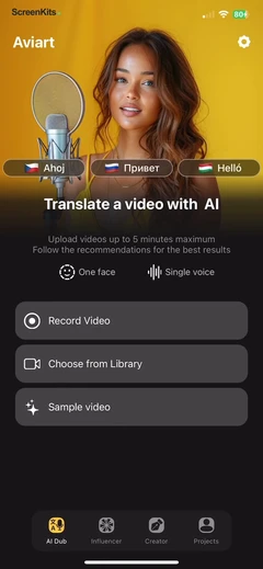 Aviart- AI Photo Generator mobile app UI screen 11
