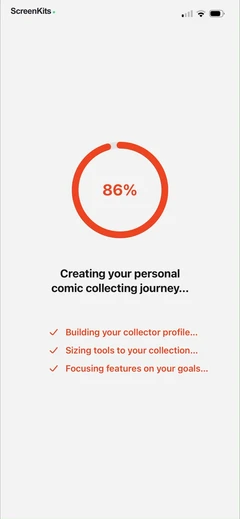 comicsnap-identify-comic-book mobile app UI screen 11