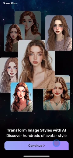 AI Art Generator - UniDream AI mobile app UI screen 11
