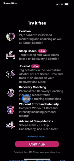 Athlytic- Fitness & Recovery paywalls UI screen 11