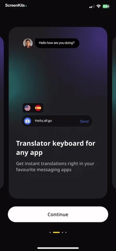 Translator Guru- Voice & Text mobile app UI screen 12