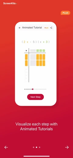Photomath mobile app UI screen 8
