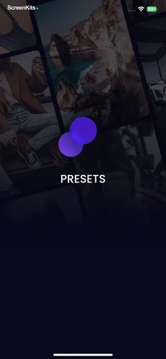 Presets for Lightroom- Filters mobile app UI screen 3