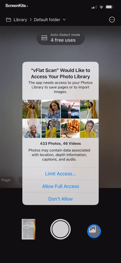 vFlat Scan - PDF & OCR Scanner mobile app UI screen 12