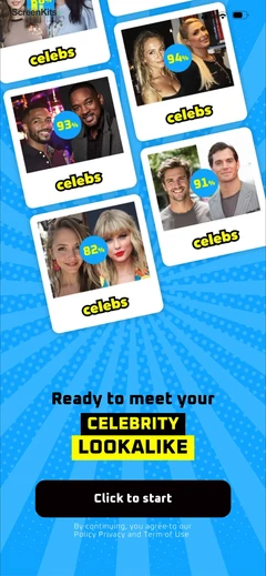 Celebs - Celebrity Look Alike mobile app UI screen 8