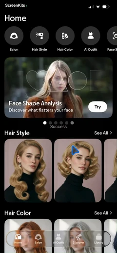 hairify-ai-hairstyle-try-on mobile app UI screen 11