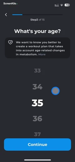 Workout Planner MuscleFit mobile app UI screen 8