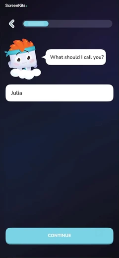 Home Workouts & Fitness - Luvu mobile app UI screen 11
