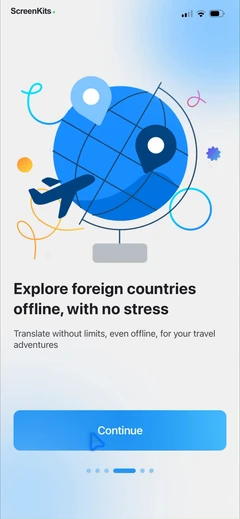 Speak & Translate - Translator mobile app UI screen 10