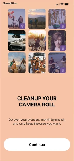Swipewipe- Photo Cleaner mobile app UI screen 4