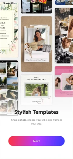 photo-collage-maker-incollage mobile app UI screen 11