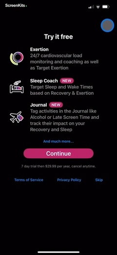 Athlytic- Fitness & Recovery paywalls UI screen 8