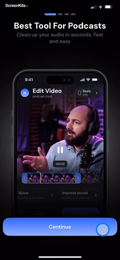 Scenara mobile app UI screen 4