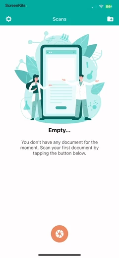 Scanner- Scan Documents mobile app UI screen 9